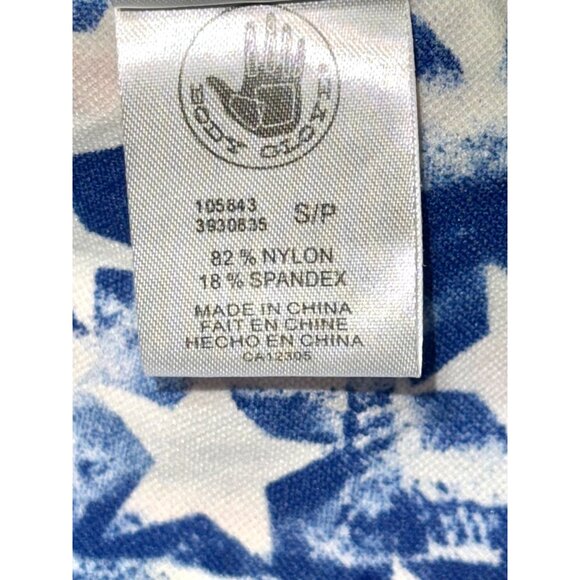 Body Glove Fringe Halter Bikini Set Blue/Red Tie-Dye Print - Picture 12 of 14